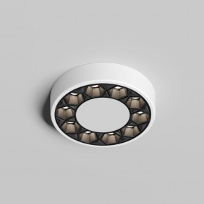 DK2440-WB Встраиваемый светильник DUAL 5+5 Вт, LED 4000K, IP 20, d90mm, белый/черный, алюминий/акрил в Приобье - priobie.ok-mebel.com | фото 3