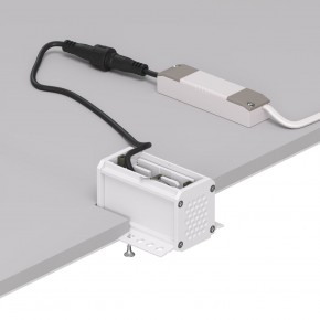 DK2530-WB Встраиваемый светильник SPACE со светодиодом под шпатлевку L69mm 220V 6W 38° 4000К IP20 белый/черный алюминий в Приобье - priobie.ok-mebel.com | фото 5