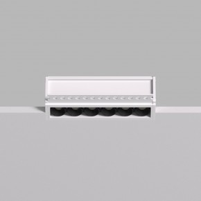 DK2531-WB Встраиваемый светильник SPACE со светодиодом под шпатлевку L126mm 220V 10W 38° 4000К IP20 белый/черный алюминий в Приобье - priobie.ok-mebel.com | фото 4