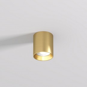 DK2610-SB Накладной светильник SHINE TUBE со светодиодом, D70*H80, IP20, 3000К, 10W, RA?90, сатинированная латунь, алюминий в Приобье - priobie.ok-mebel.com | фото