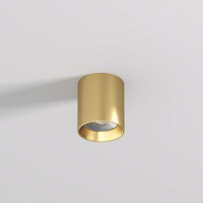 DK2610-SB Накладной светильник SHINE TUBE со светодиодом, D70*H80, IP20, 3000К, 10W, RA?90, сатинированная латунь, алюминий в Приобье - priobie.ok-mebel.com | фото 2