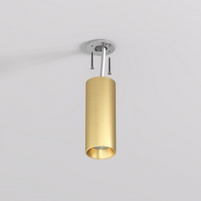 DK2615-SB Накладной светильник SHINE TUBE со светодиодом, D45*H115, IP20, 3000К, 7W, RA?90, сатинированная латунь, алюминий в Приобье - priobie.ok-mebel.com | фото 3