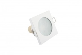DK3014-WH Встраиваемый светильник влагозащ., IP 44, 50 Вт, GU10, белый, алюминий в Приобье - priobie.ok-mebel.com | фото 4