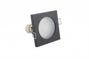DK3015-BK Встраиваемый светильник влагозащ., IP 44, 50 Вт, GU10, черный, алюминий в Приобье - priobie.ok-mebel.com | фото 4