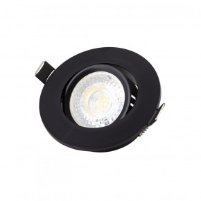 DK3020-BK Встраиваемый светильник, IP 20, 10 Вт, GU5.3, LED, черный, пластик в Приобье - priobie.ok-mebel.com | фото