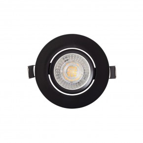 DK3020-BK Встраиваемый светильник, IP 20, 10 Вт, GU5.3, LED, черный, пластик в Приобье - priobie.ok-mebel.com | фото