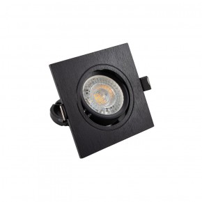 DK3021-BK Встраиваемый светильник, IP 20, 10 Вт, GU5.3, LED, черный, пластик в Приобье - priobie.ok-mebel.com | фото 2