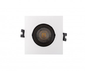 DK3021-WB Встраиваемый светильник, IP 20, 10 Вт, GU5.3, LED, белый/черный, пластик в Приобье - priobie.ok-mebel.com | фото