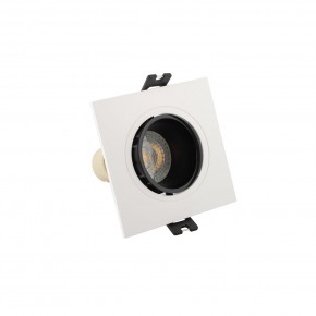 DK3021-WB Встраиваемый светильник, IP 20, 10 Вт, GU5.3, LED, белый/черный, пластик в Приобье - priobie.ok-mebel.com | фото 2