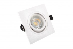 DK3021-WH Встраиваемый светильник, IP 20, 10 Вт, GU5.3, LED, белый, пластик в Приобье - priobie.ok-mebel.com | фото