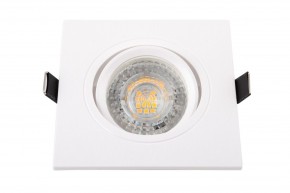 DK3021-WH Встраиваемый светильник, IP 20, 10 Вт, GU5.3, LED, белый, пластик в Приобье - priobie.ok-mebel.com | фото 3