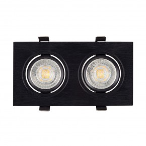 DK3022-BK Встраиваемый светильник, IP 20, 10 Вт, GU5.3, LED, черный, пластик в Приобье - priobie.ok-mebel.com | фото 2