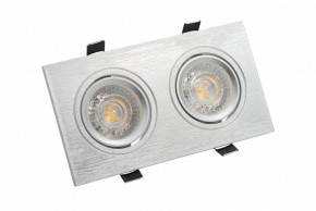 DK3022-CM Встраиваемый светильник, IP 20, 10 Вт, GU5.3, LED, серый, пластик в Приобье - priobie.ok-mebel.com | фото 3