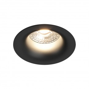 DK3024-BK Встраиваемый светильник, IP 20, 10 Вт, GU5.3, LED, черный, пластик в Приобье - priobie.ok-mebel.com | фото