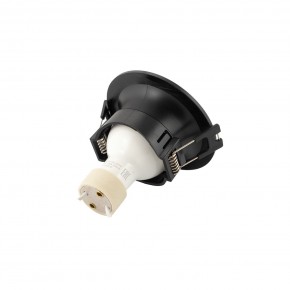 DK3024-BK Встраиваемый светильник, IP 20, 10 Вт, GU5.3, LED, черный, пластик в Приобье - priobie.ok-mebel.com | фото 3
