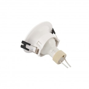 DK3024-WH Встраиваемый светильник, IP 20, 10 Вт, GU5.3, LED, белый, пластик в Приобье - priobie.ok-mebel.com | фото 4