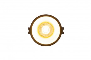 DK3026-BG Встраиваемый светильник, IP 20, 10 Вт, GU5.3, LED, черный/золотой, пластик в Приобье - priobie.ok-mebel.com | фото 2