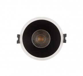 DK3026-WB Встраиваемый светильник, IP 20, 10 Вт, GU5.3, LED, белый/черный, пластик в Приобье - priobie.ok-mebel.com | фото 1