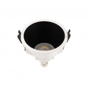 DK3026-WB Встраиваемый светильник, IP 20, 10 Вт, GU5.3, LED, белый/черный, пластик в Приобье - priobie.ok-mebel.com | фото 2