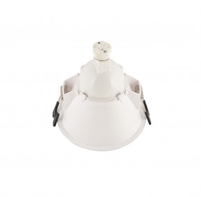 DK3026-WB Встраиваемый светильник, IP 20, 10 Вт, GU5.3, LED, белый/черный, пластик в Приобье - priobie.ok-mebel.com | фото 4