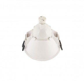 DK3026-WG Встраиваемый светильник, IP 20, 10 Вт, GU5.3, LED, белый/золотой, пластик в Приобье - priobie.ok-mebel.com | фото 3