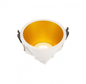 DK3026-WG Встраиваемый светильник, IP 20, 10 Вт, GU5.3, LED, белый/золотой, пластик в Приобье - priobie.ok-mebel.com | фото 4