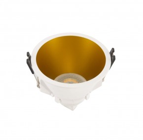 DK3026-WG Встраиваемый светильник, IP 20, 10 Вт, GU5.3, LED, белый/золотой, пластик в Приобье - priobie.ok-mebel.com | фото 2