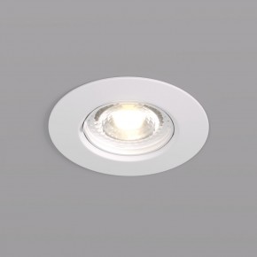 DK3028-WH Встраиваемый светильник, IP 20, 10 Вт, GU5.3, LED, белый, пластик в Приобье - priobie.ok-mebel.com | фото