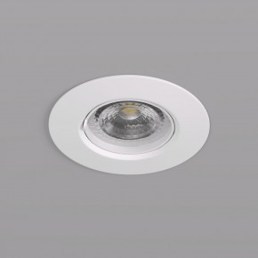 DK3028-WH Встраиваемый светильник, IP 20, 10 Вт, GU5.3, LED, белый, пластик в Приобье - priobie.ok-mebel.com | фото 2