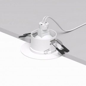 DK3028-WH Встраиваемый светильник, IP 20, 10 Вт, GU5.3, LED, белый, пластик в Приобье - priobie.ok-mebel.com | фото 3