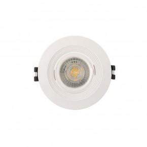 DK3029-WH Встраиваемый светильник, IP 20, 10 Вт, GU5.3, LED, белый, пластик в Приобье - priobie.ok-mebel.com | фото