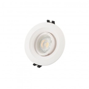 DK3029-WH Встраиваемый светильник, IP 20, 10 Вт, GU5.3, LED, белый, пластик в Приобье - priobie.ok-mebel.com | фото 2