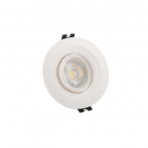DK3029-WH Встраиваемый светильник, IP 20, 10 Вт, GU5.3, LED, белый, пластик в Приобье - priobie.ok-mebel.com | фото 4