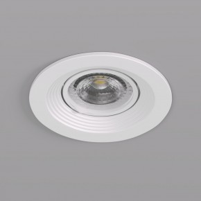 DK3029-WH Встраиваемый светильник, IP 20, 10 Вт, GU5.3, LED, белый, пластик в Приобье - priobie.ok-mebel.com | фото 4