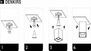 DK3030-WH Светильник накладной IP 20, 10 Вт, GU5.3, LED, белый, пластик в Приобье - priobie.ok-mebel.com | фото 8
