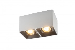 DK3035-WB Светильник накладной IP 20, 10 Вт, GU5.3, LED, белый/черный, пластик в Приобье - priobie.ok-mebel.com | фото