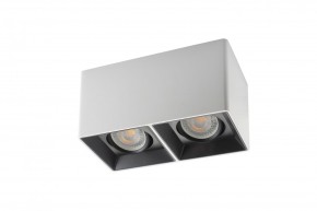 DK3035-WB Светильник накладной IP 20, 10 Вт, GU5.3, LED, белый/черный, пластик в Приобье - priobie.ok-mebel.com | фото 2