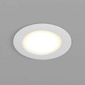 DK3046-WH Встраиваемый светильник, IP 20, 5Вт, LED, белый, пластик в Приобье - priobie.ok-mebel.com | фото