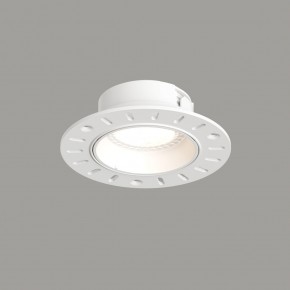 DK3055-WH Встраиваемый светильник, IP 20, 10 Вт, GU5.3, LED, белый, пластик в Приобье - priobie.ok-mebel.com | фото