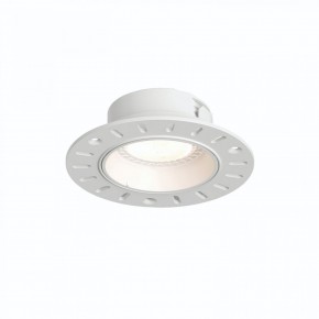 DK3055-WH Встраиваемый светильник, IP 20, 10 Вт, GU5.3, LED, белый, пластик в Приобье - priobie.ok-mebel.com | фото 4