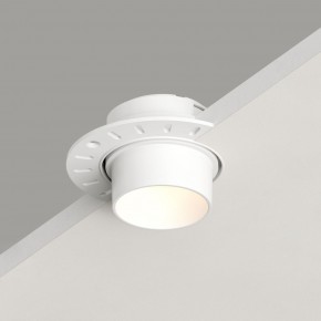 DK3056-WH Встраиваемый светильник под шпатлевку, IP20, до 15 Вт, LED, GU5,3, белый, пластик в Приобье - priobie.ok-mebel.com | фото 2