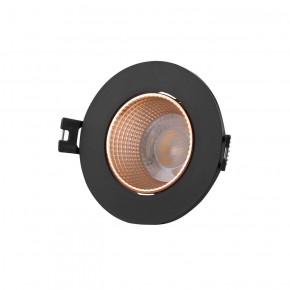 DK3061-BBR Встраиваемый светильник, IP 20, 10 Вт, GU5.3, LED, черный/бронзовый, пластик в Приобье - priobie.ok-mebel.com | фото