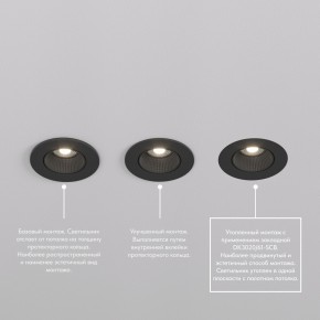 DK3061-BBR Встраиваемый светильник, IP 20, 10 Вт, GU5.3, LED, черный/бронзовый, пластик в Приобье - priobie.ok-mebel.com | фото 4