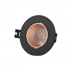 DK3061-BBR Встраиваемый светильник, IP 20, 10 Вт, GU5.3, LED, черный/бронзовый, пластик в Приобье - priobie.ok-mebel.com | фото