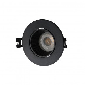 DK3061-BK Встраиваемый светильник, IP 20, 10 Вт, GU5.3, LED, черный/черный, пластик в Приобье - priobie.ok-mebel.com | фото