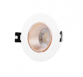 DK3061-WBR Встраиваемый светильник, IP 20, 10 Вт, GU5.3, LED, белый/бронзовый, пластик в Приобье - priobie.ok-mebel.com | фото 1