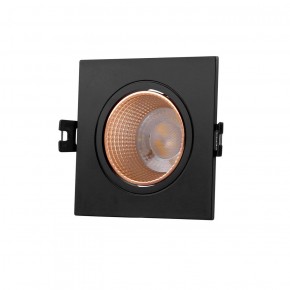 DK3071-BBR Встраиваемый светильник, IP 20, 10 Вт, GU5.3, LED, черный/бронзовый, пластик в Приобье - priobie.ok-mebel.com | фото 1