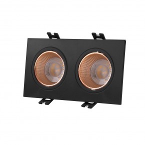DK3072-BBR Встраиваемый светильник, IP 20, 10 Вт, GU5.3, LED, черный/бронзовый, пластик в Приобье - priobie.ok-mebel.com | фото