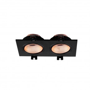 DK3072-BBR Встраиваемый светильник, IP 20, 10 Вт, GU5.3, LED, черный/бронзовый, пластик в Приобье - priobie.ok-mebel.com | фото 2