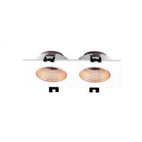 DK3072-WBR Встраиваемый светильник, IP 20, 10 Вт, GU5.3, LED, белый/бронзовый, пластик в Приобье - priobie.ok-mebel.com | фото 2